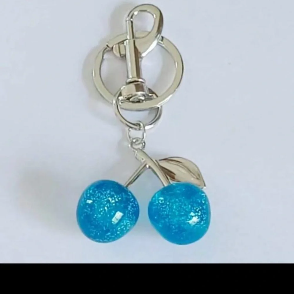 3PS Blue Cherry Keychain Accessory